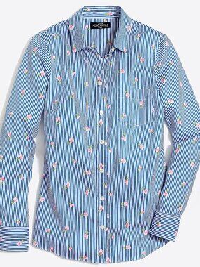 J. Crew Mercantile Classic button-down shirt in printed cotton | Size M